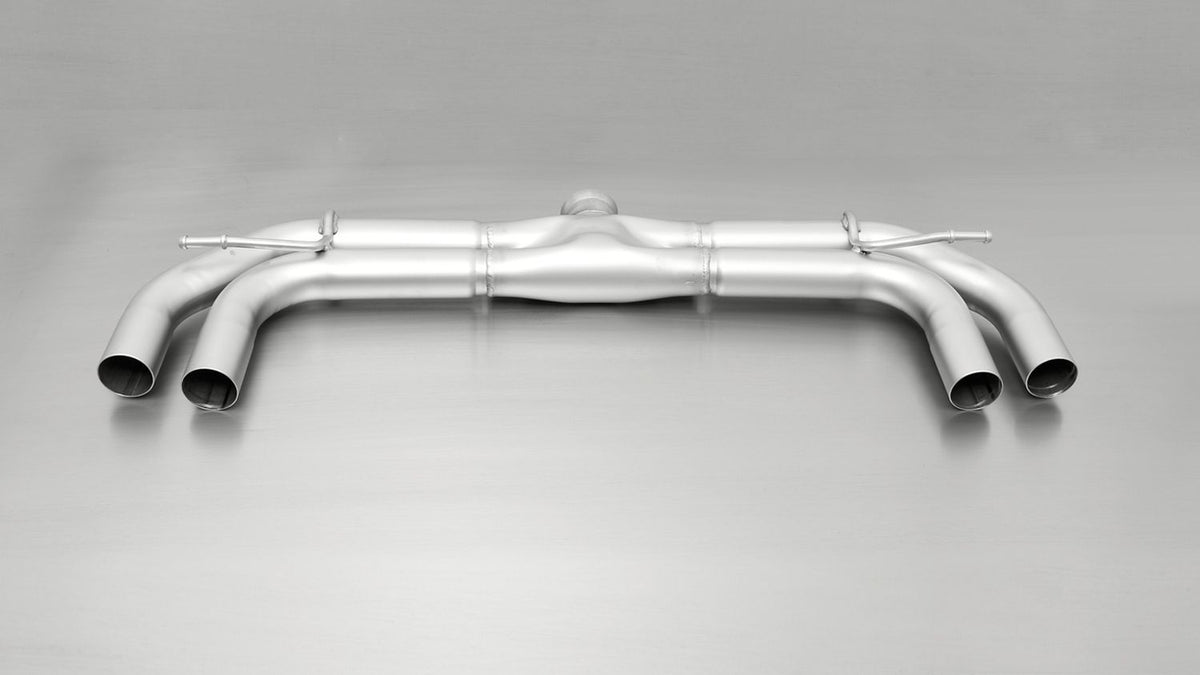 Cat-Back System for VW Golf 7 AU & Seat Leon 5F Silencer (954112 1600) | 4x 84mm Street Race Chrome Tips