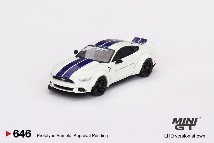 Mini GT - 1/64 LB?Works Ford Mustang (White)