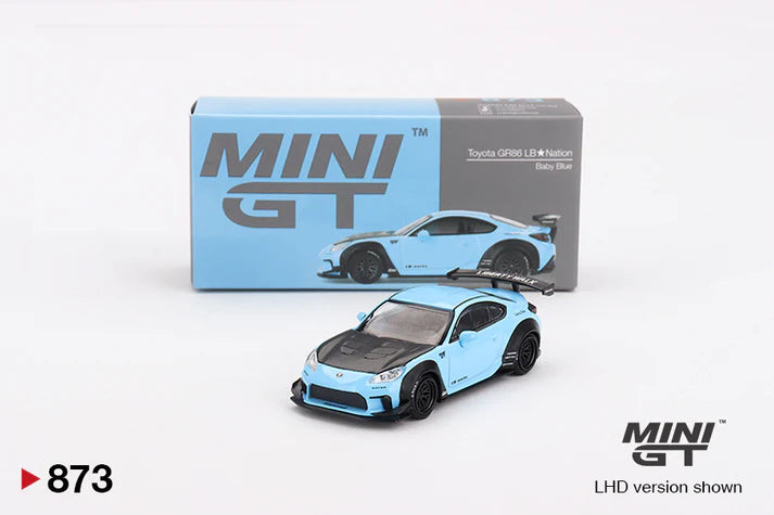 MINI GT - 1/64 Toyota GR86 Baby BLUE