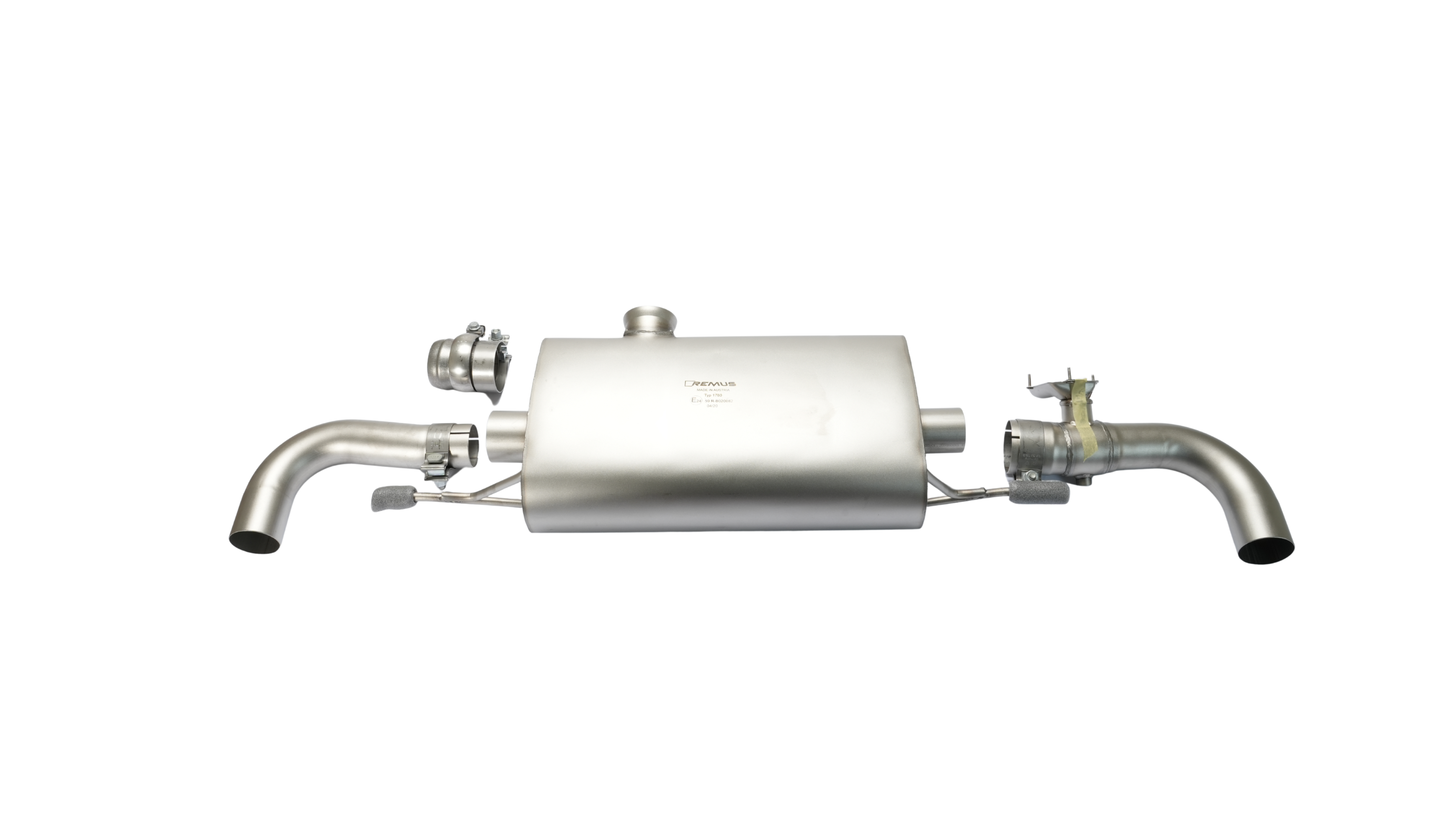 Sport Exhaust Bundle for Subaru BRZ & Toyota GR 86 Racing | 2x 84mm Chrome R-Logo Tips