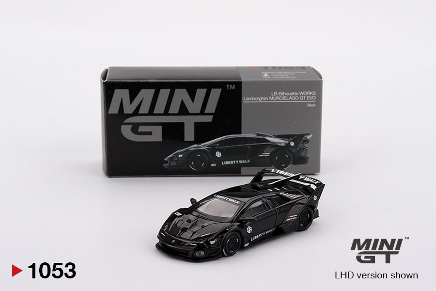 Mini GT - 1/64 Lamborghini Murcielago GT EVO Silhoutte BLACK