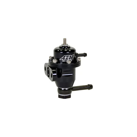 AEM Fuel System Components ADJ. FPR BANJO TO BARB FITTING