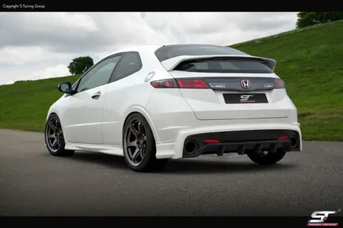 Image of Honda Civic 06-11 FK/FN/FN2 HB Mugen Style Rear Bumper [SIX]