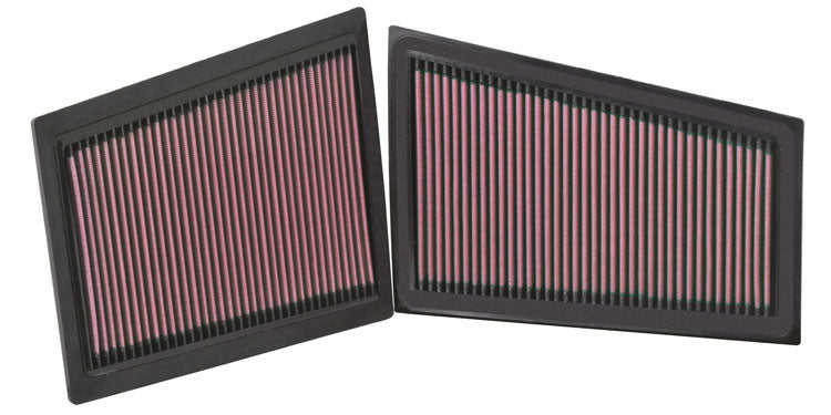K&N - Replacement Air Filter - MERCEDES C280/320 V6-3.0L DSL, 2005-2009 (2 PER BOX) (33-2940)