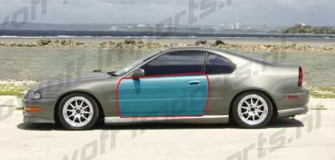 Image of Honda Prelude 92-96 Front Left Door Lightweight FRP [AUTOR]