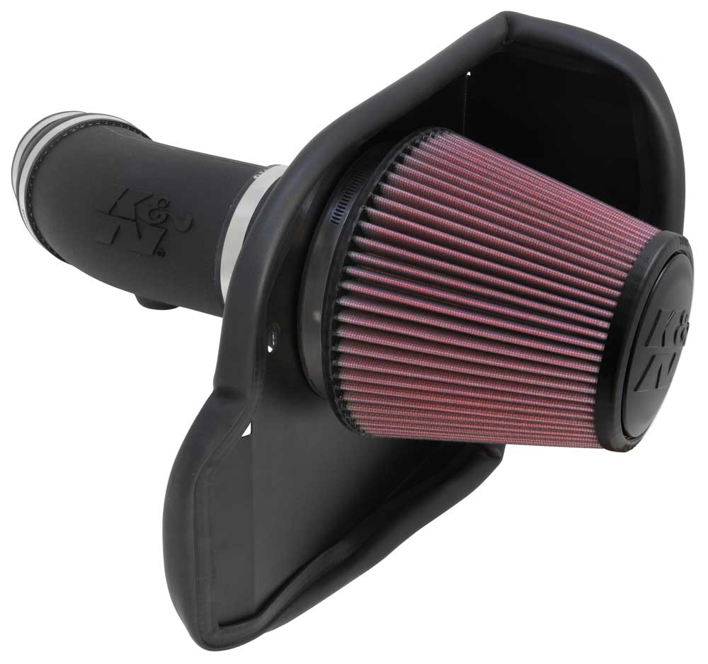 K&N - Performance Air Intake System - FIPK; DODGE CHALLENGER V8-6.4L F/I, 2011-2021 (57-1565)