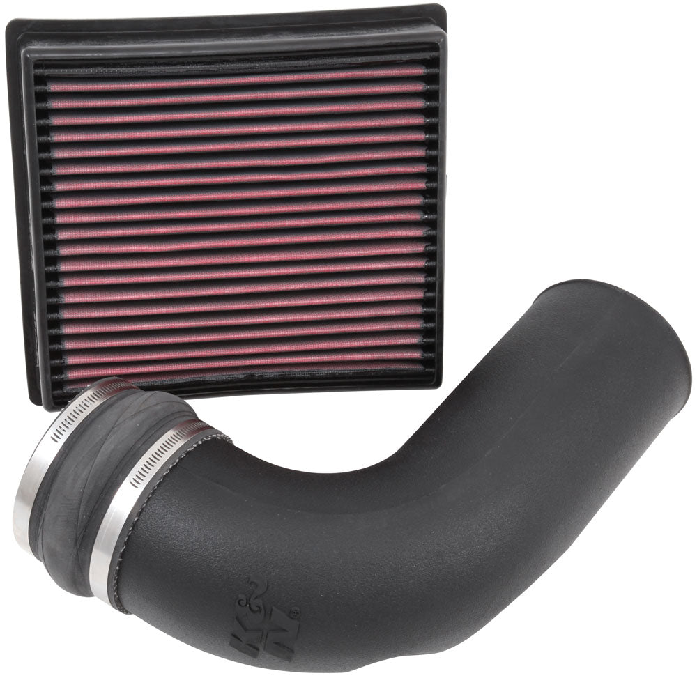K&N - Performance Air Intake System - FIPK; RAM 2500/3500 L6-6.7L DSL; 2013-2018 (57-1568)
