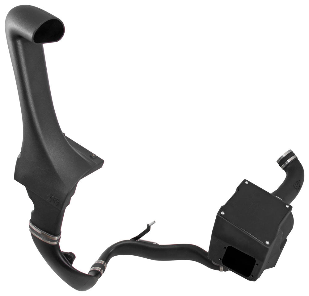 K&N - Elevated Intake Kit (Snorkel) - Jeep Wrangler JK 3.6L V6 - FIPK; JEEP WRANGLER V6-3.6L F/I, 2012-2018 W/SNORKEL (57-1573)