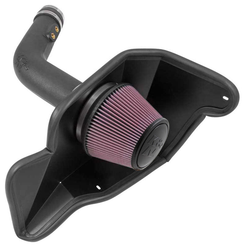 K&N - Performance Air Intake System - FIPK; FORD MUSTANG V6-3.7L F/I, 2015-2017 (57-2594)