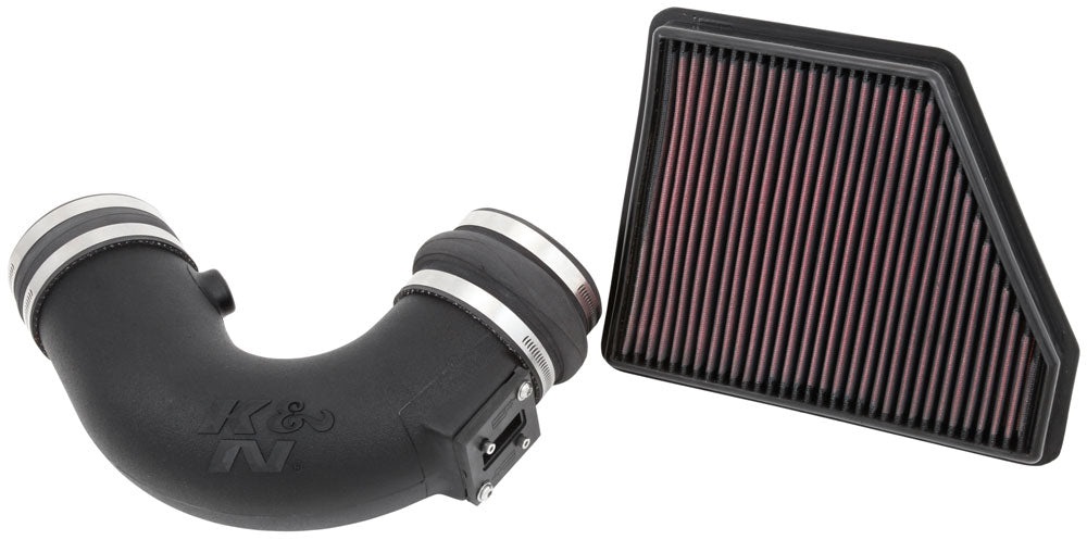 K&N - Performance Air Intake System - FIPK; CHEVROLET CAMARO V8-6.2L F/I, 2010-2014 (57-3074)