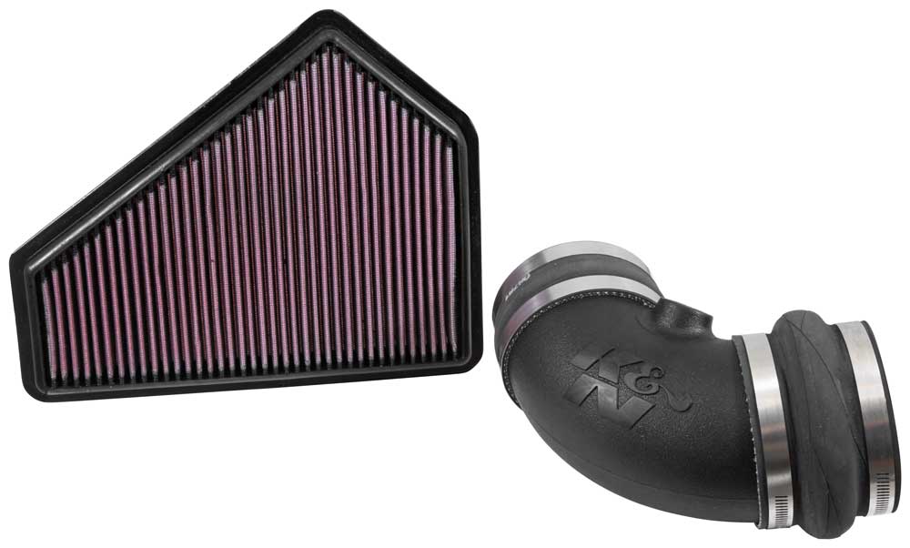 K&N - Performance Air Intake System - FIPK; CADILLAC CTS-V V8-6.2L F/I, 2009-2015 (57-3086)