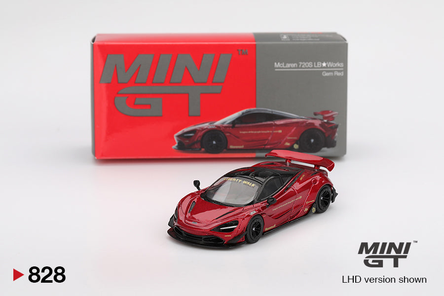 Mini GT - 1/64 Mclaren 720S LB Works RED