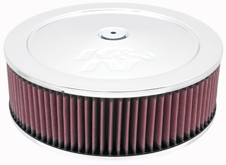 K&N - Round Air Filter Assembly - 7-5/16" FLANGE 11" DIA 4-1/2"H (60-1230)