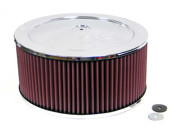 K&N - Round Air Filter Assembly - 7-5/16" FLANGE 11" DIA 7" H (60-1250)