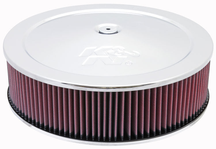 K&N - Round Air Filter Assembly - 5-1/8", 14" X 4.12"H, 7/8" DROP BASE (60-1440)