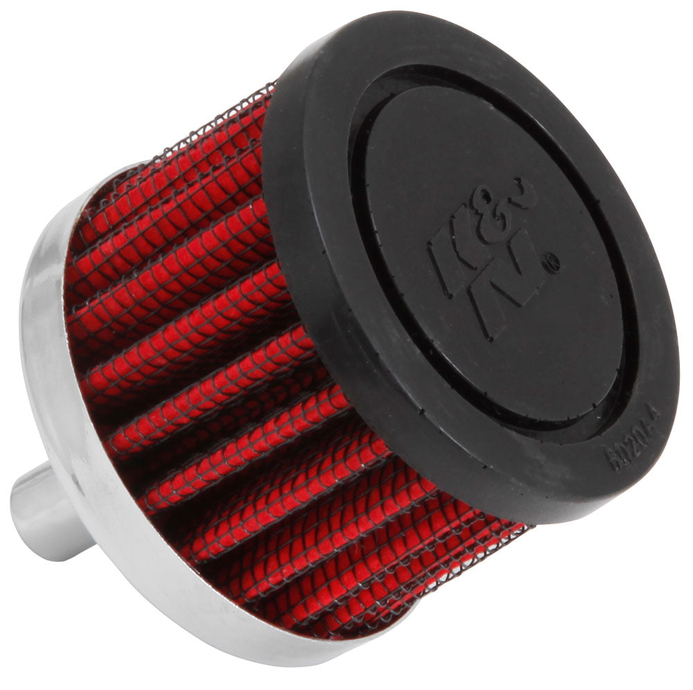 K&N - Vent Air Filter/ Breather - 3/8" VENT, 2"D, 1-1/2"H, STEEL BASE (62-1000)