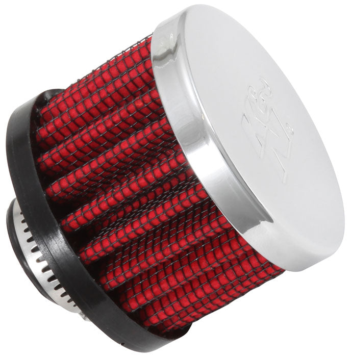 K&N - Vent Air Filter/ Breather - 1/2"FLG, 2"D, 1-1/2"H VENT (62-1330)