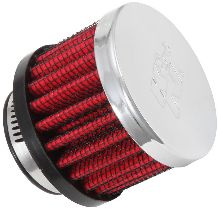 K&N - Vent Air Filter/ Breather - 1"ID FLANGE CV, 2"D, 1-1/2"H (62-1370)