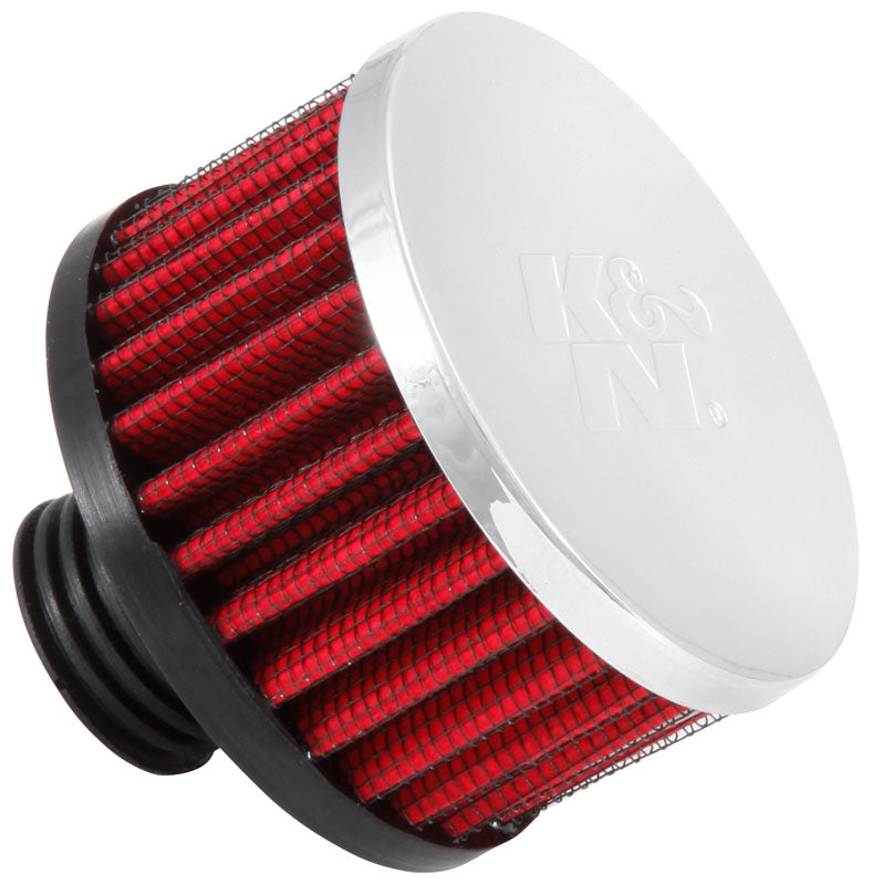 K&N - Vent Air Filter/ Breather - 1/2" VENT 3" DIA. 1-3/4 H (62-1495)