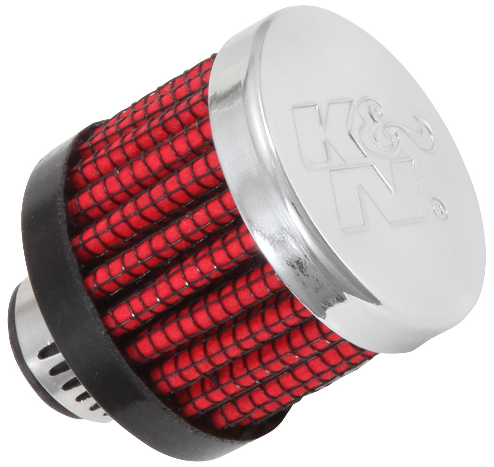 K&N - Vent Air Filter/ Breather - .315/.431 FLG 1-3/8"OD 1-1/8"H (62-2470)