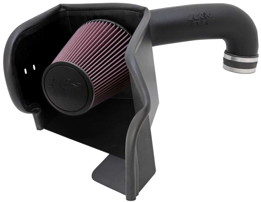 K&N - Performance Air Intake System - AIRCHARGER; DODGE/RAM 1500 V8-5.7L F/I HEMI, 2009-2021 (63-1561)
