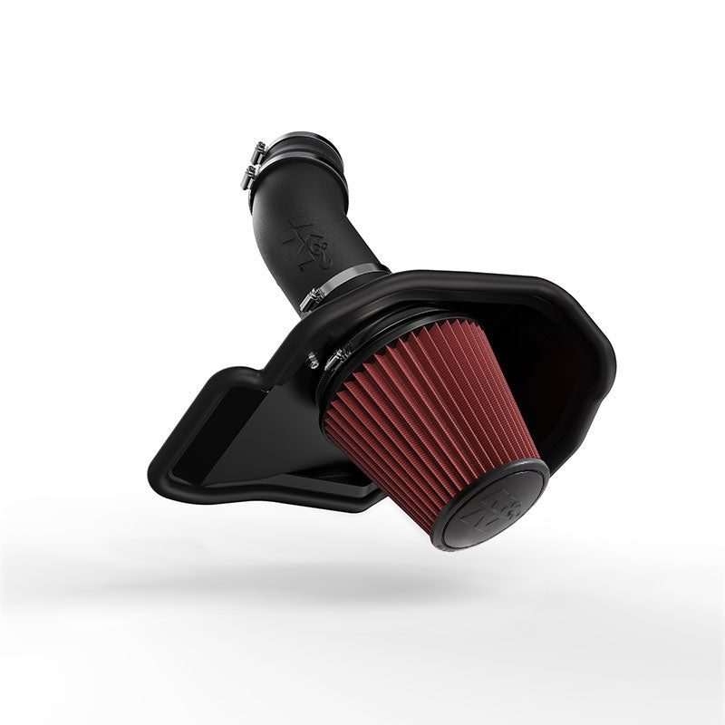K&N - Performance Air Intake System - AIRCHARGER; DODGE CHALLENGER V8-6.4L F/I, 2011-2023 (63-1565)