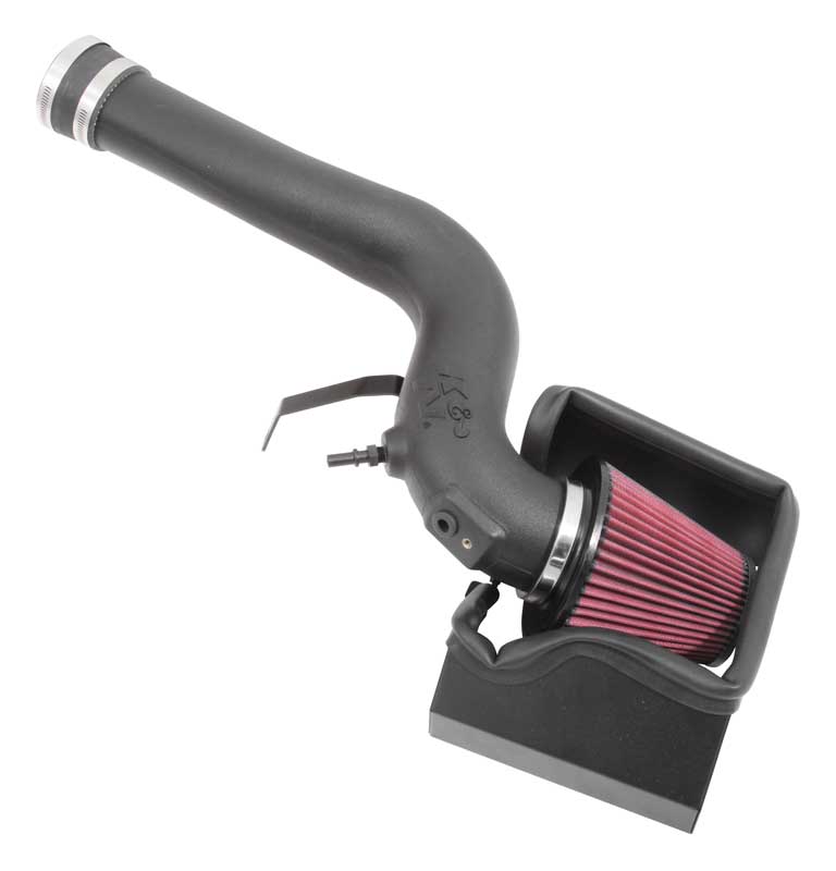 K&N - Performance Air Intake System - AIRCHARGER; FORD FUSION L4-1.6L F/I, 2013-2015 (63-2586)