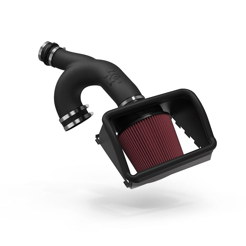 K&N - Performance Air Intake System - AIRCHARGER; FORD F150 V6-2.7L F/I, 2015-2023 (63-2593)