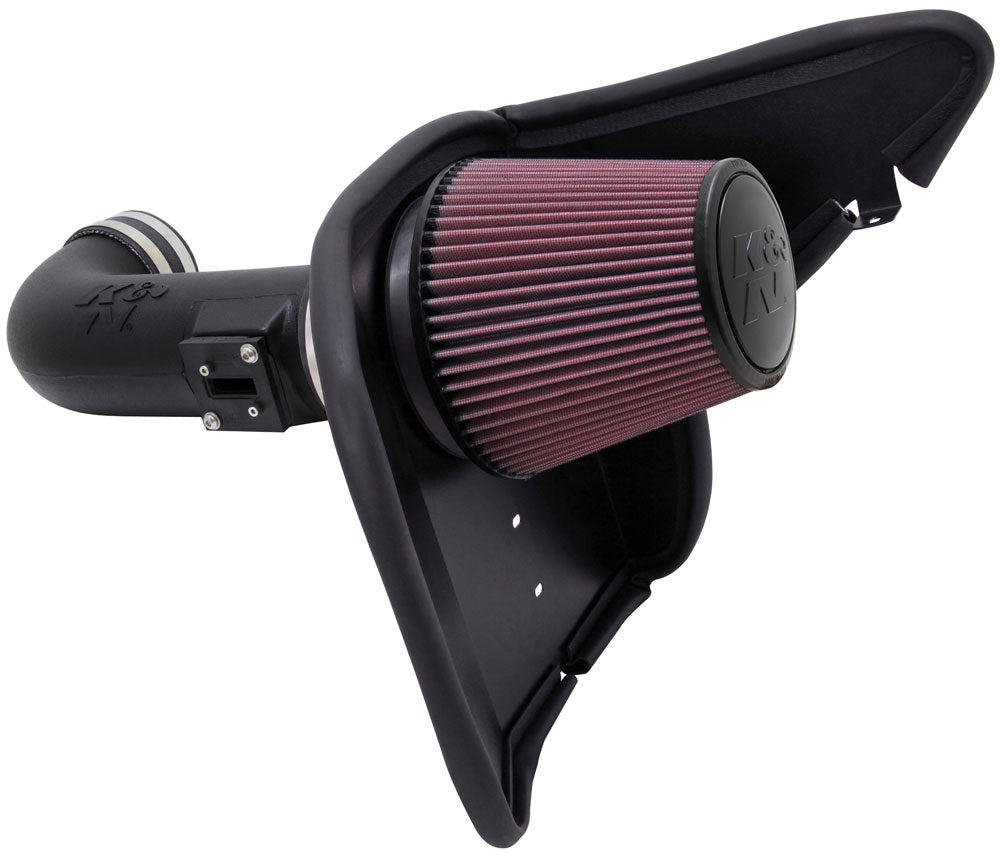 K&N - Performance Air Intake System - AIRCHARGER; CHEVROLET CAMARO SS 6.2L-V8, 2010-2014 (63-3074)
