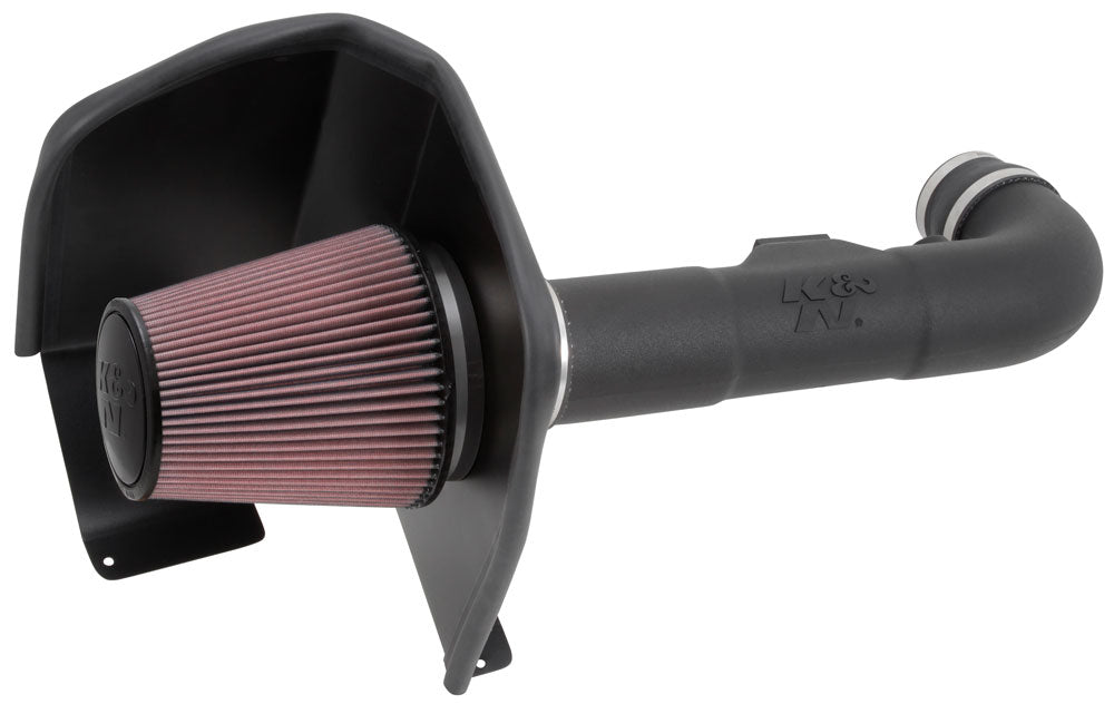 K&N - Performance Air Intake System - AIRCHARGER; CHEVROLET/GMC 1500 V8-5.3/6.2L F/I, 14-20 (63-3082)