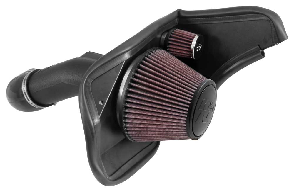 K&N - Performance Air Intake System - AIRCHARGER; CADILLAC ATS V6-3.6L F/I, 2013-2017 (63-3084)