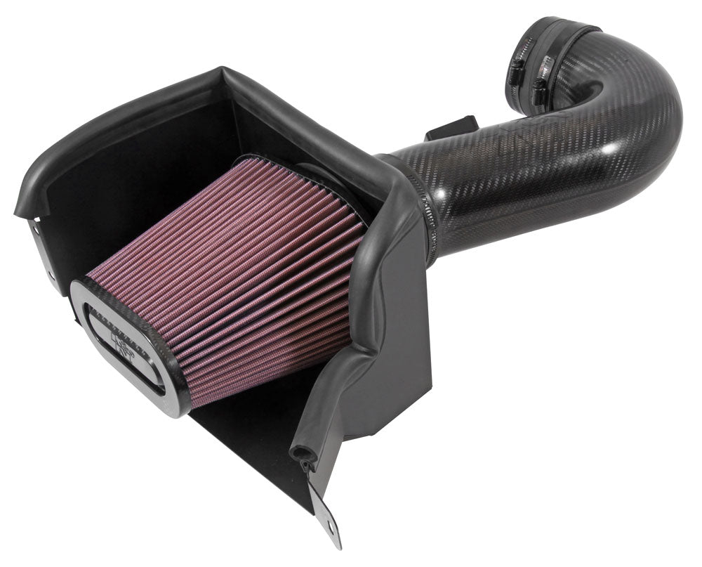 K&N - Performance Air Intake System - AIRCHARGER; CHEVROLET CORVETTE Z06 V8-6.2L F/I, 2015-2019 (63-3090)