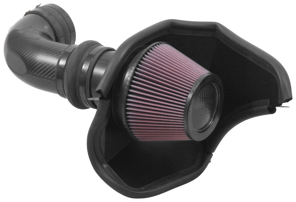 K&N - Performance Air Intake System - AIRCHARGER; CADILLAC CTS-V V8-6.2L F/I; 2016-2019 (63-3096)