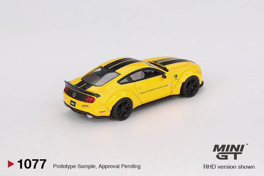 Mini GT - 1/64 Ford Mustang LB-Works Triple YELLOW 2015