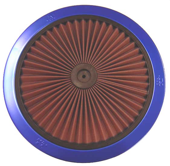 K&N - X-Stream Top Filter - X-STREAM TOP 14"OD / BLUE (66-1401XB)