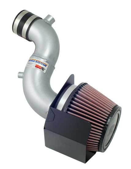 K&N - Performance Air Intake System - TYPHOON; HONDA FIT L4-1.5L F/I, SILVER 2007-2008 (69-1016-1TS)