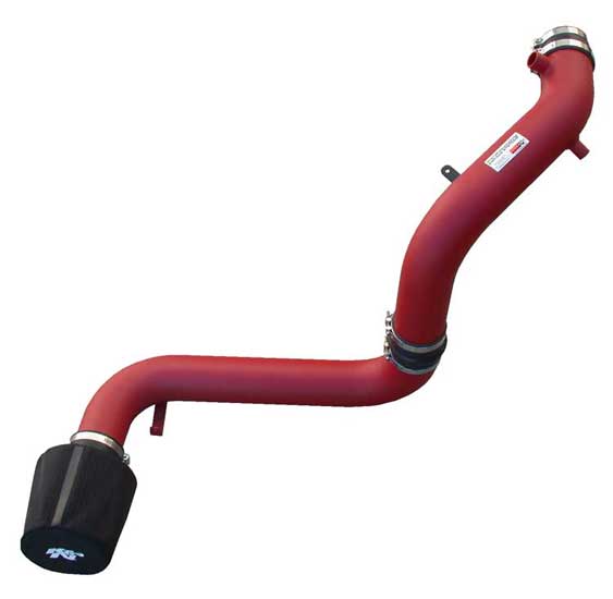 K&N - Performance Air Intake System - TYPHOON; HONDA S2000, I4-2.0L, 00-03; WRINKLE RED (69-1040TWR)