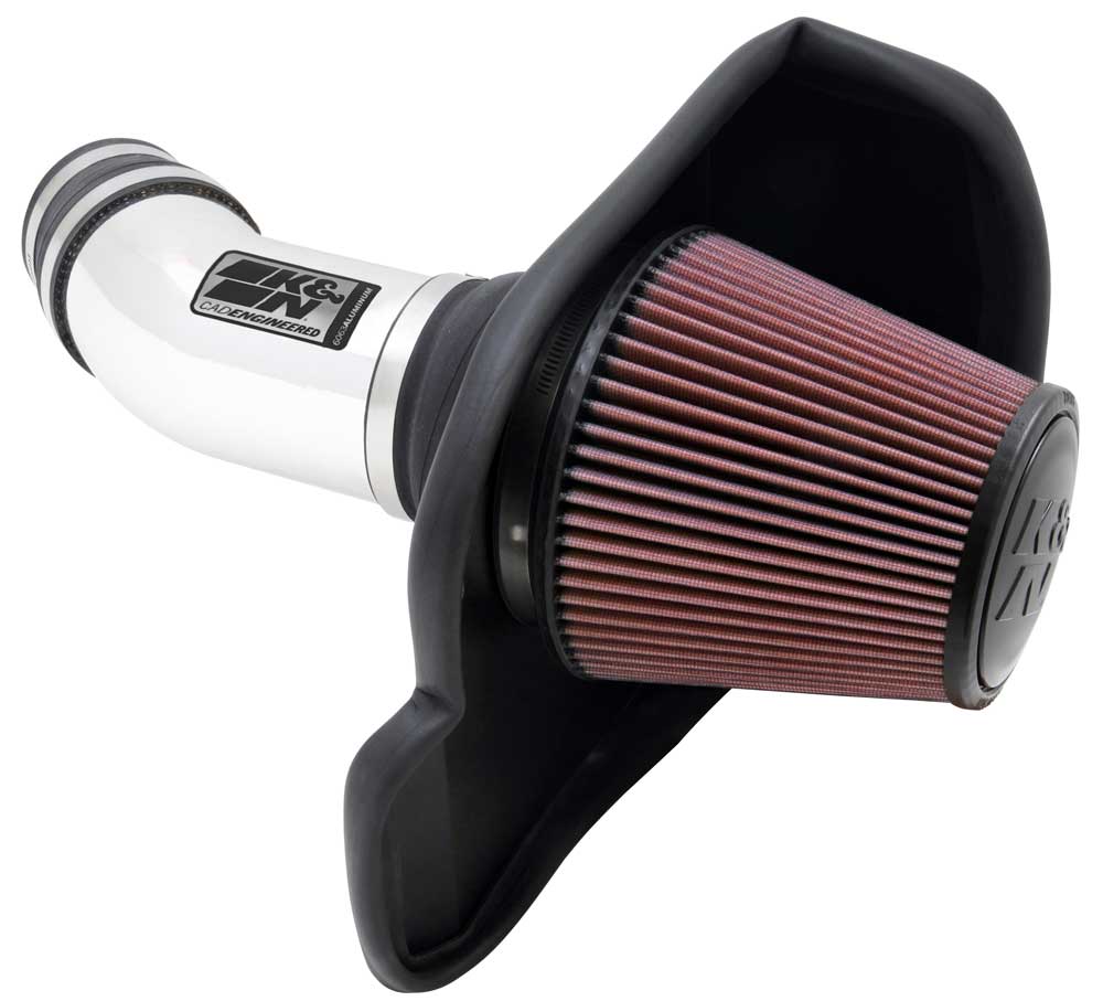 K&N - Performance Air Intake System - TYPHOON; DODGE CHALLENGER V8-6.4L F/I, 2011-2023 (69-2545TP)