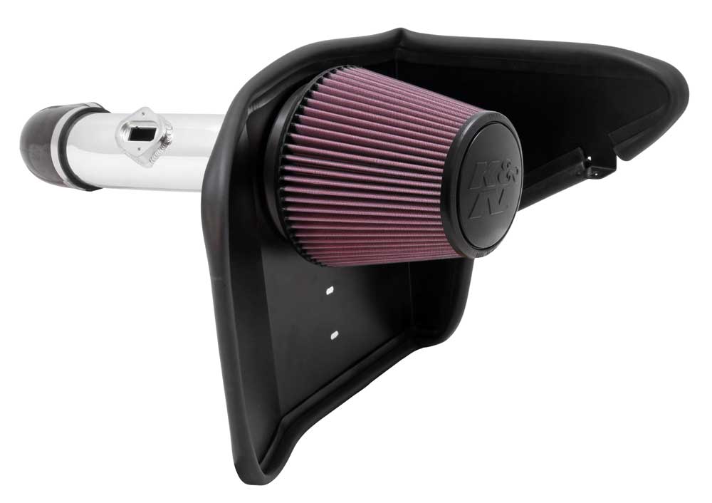 K&N - Performance Air Intake System - TYPHOON; CHEVROLET CAMARO V6-3.6L F/I, 2010-2011 (69-4520TP)