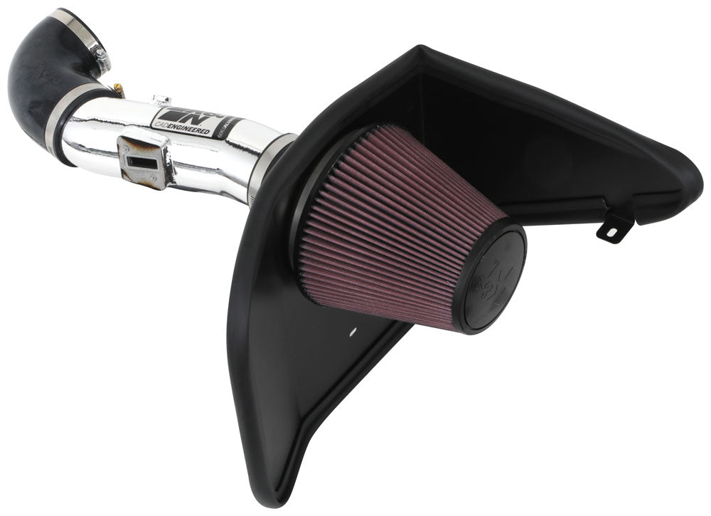 K&N - Performance Air Intake System - TYPHOON; CHEVROLET CAMARO V6-3.6L F/I; 2012-2015 (69-4523TP)