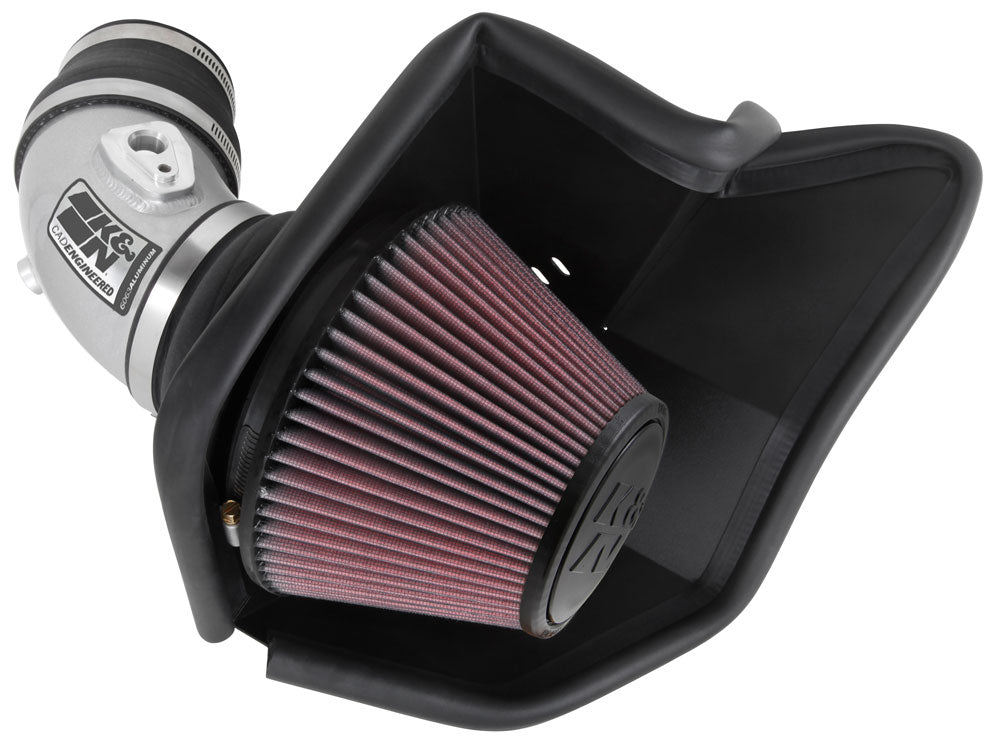 K&N - Performance Air Intake System - TYPHOON; HYUNDAI GENESIS COUPE 3.8L V6, 2013-2015 (69-5310TS)