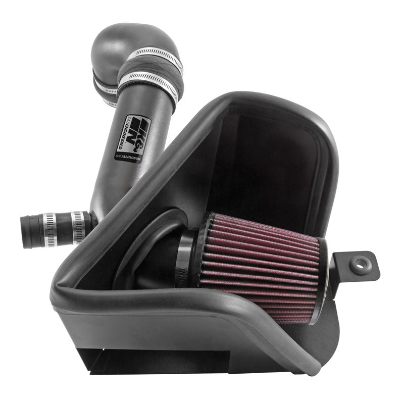 K&N - Performance Air Intake System - TYPHOON; VW GTI L4-1.8L F/I, 2015-2022 (69-9506TTK)