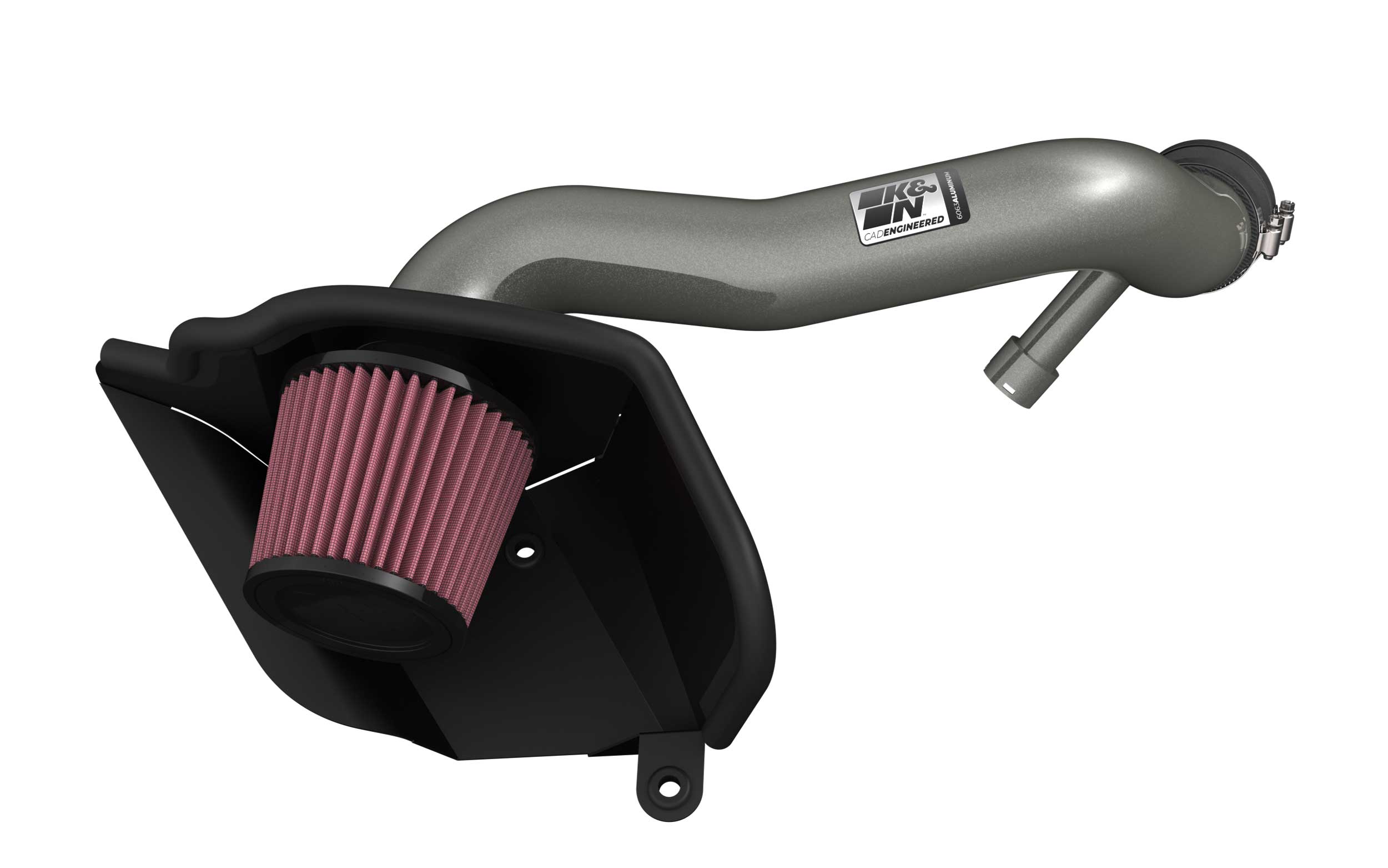 K&N - Performance Air Intake System - TYPHOON; VW GOLF R L4-2.0L F/I TURBO, 2022-2023 (69-9510TC)