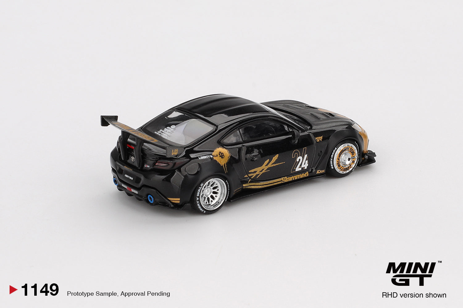 Mini GT - 1/64 Toyota Supra GR LB Nation - BLACK & GOLD