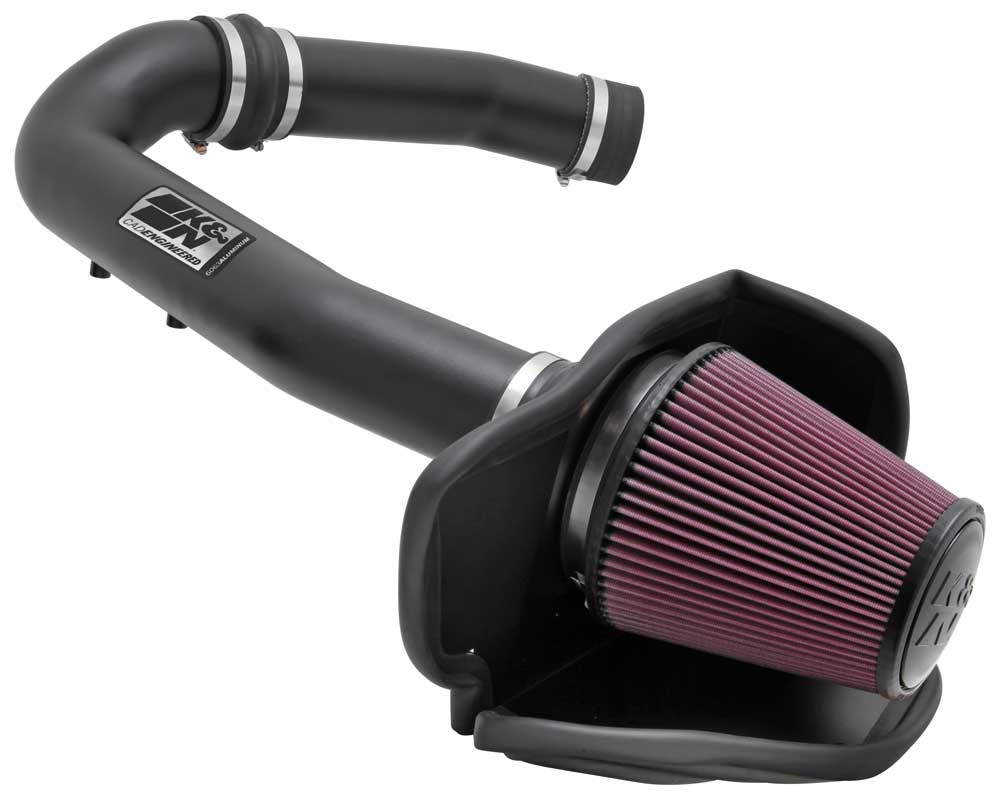 K&N - Performance Air Intake System - PERF. INTAKE KIT; JEEP GRAND CHEROKEE, DODGE DURANGO V6-3.6L F/I (77-1560KTK)