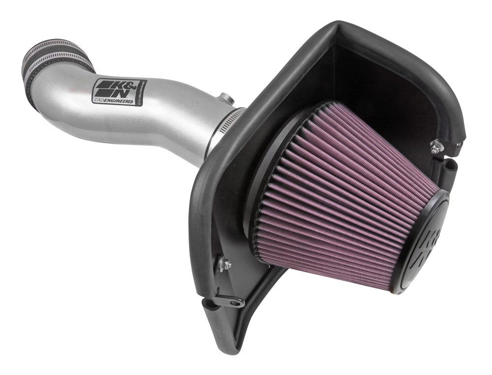 K&N - Performance Air Intake System - PERF. INTAKE KIT; JEEP CHEROKEE V6-3.2L F/I, 2014-2018 (77-1569KS)