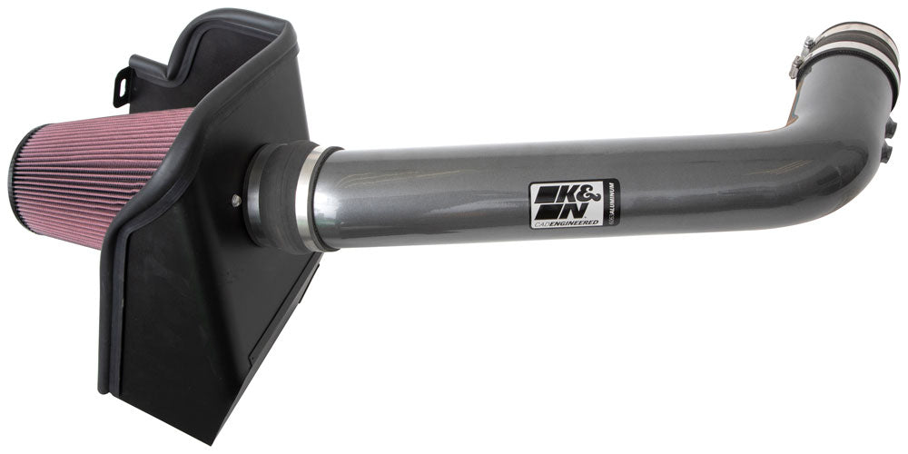 K&N - Performance Air Intake System - PERF. INTAKE KIT; FORD F250/350 V8-6.2L F/I, 2020-2022 (77-2593KC)