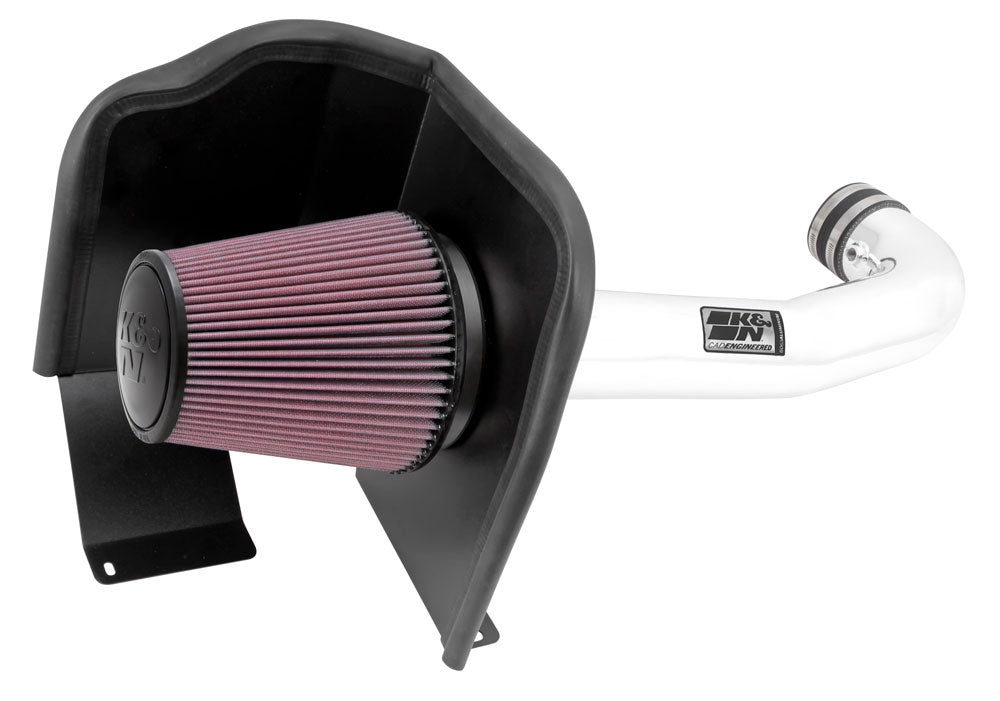 K&N - Performance Air Intake System - PERF. INTAKE KIT; CHEVROLET/GMC 1500 V8-5.3/6.2L F/I, 14-18 (77-3082KP)