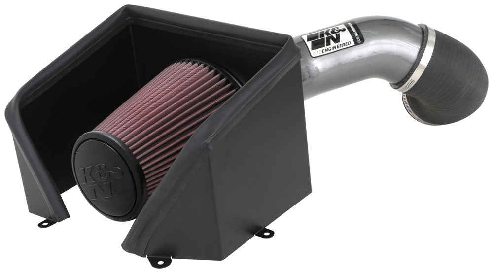 K&N - Performance Air Intake System - PERF. INTAKE KIT; CHEVY SIL 2500/3500 HD V8-6.6L F/I, 2020-2023 (77-3103KC)
