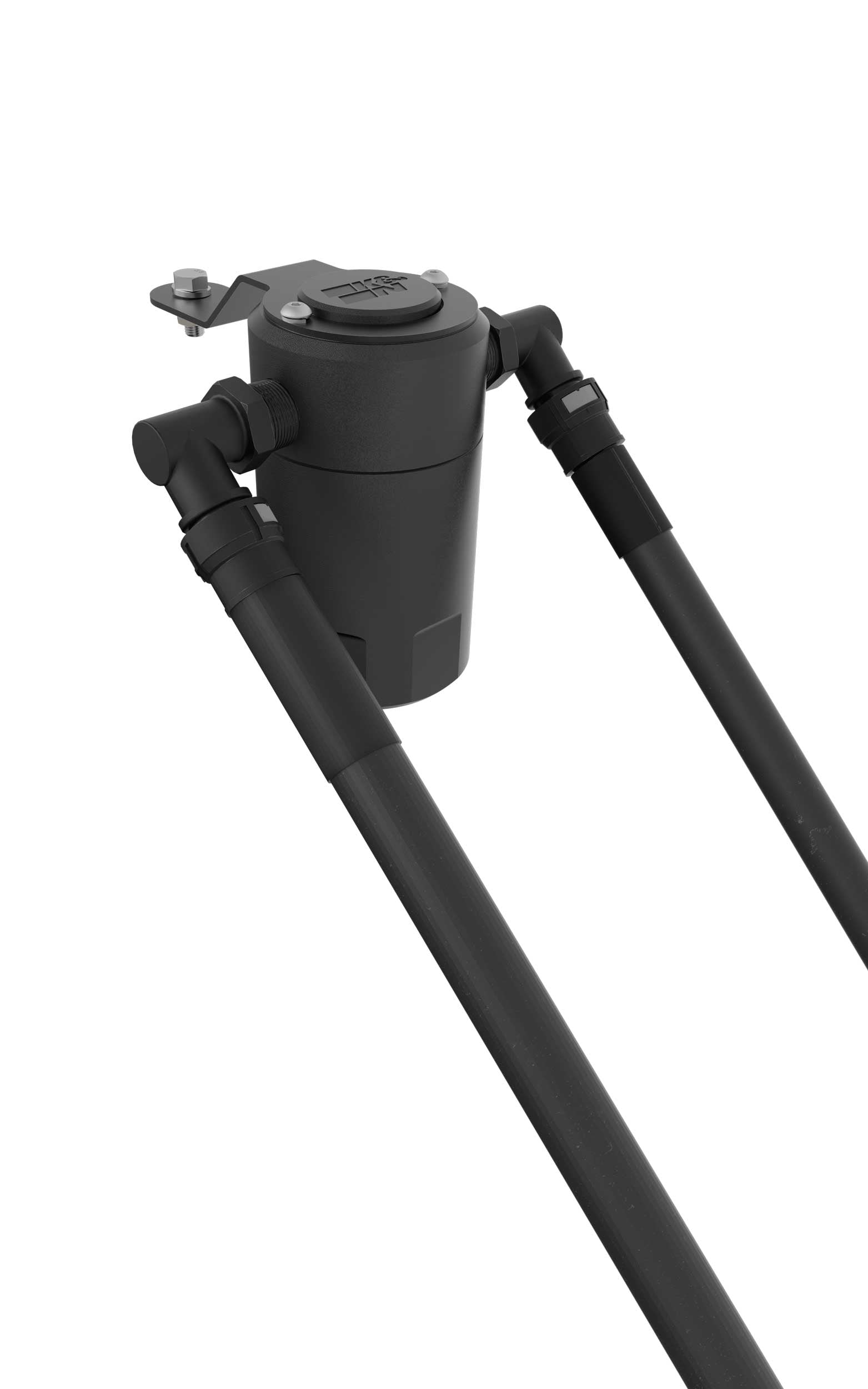 K&N - Oil Catch Can - CATCH CAN; OIL SEPARATOR, FORD, MUSTANG, 2.3L ECOBOOST 2015-2023 (81-0830)